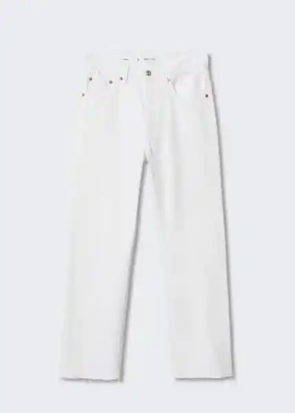 Jeans Havana2 Blanco Talla 40 Mujer Mango