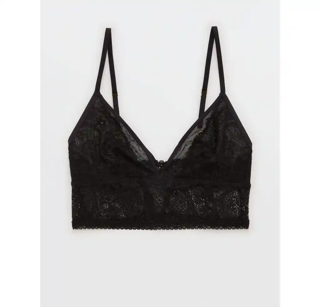 Bralette Negro Paisley Medium American Eagle