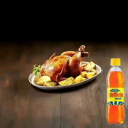 Combo 1/2 Pollo + Colombiana 400 ml