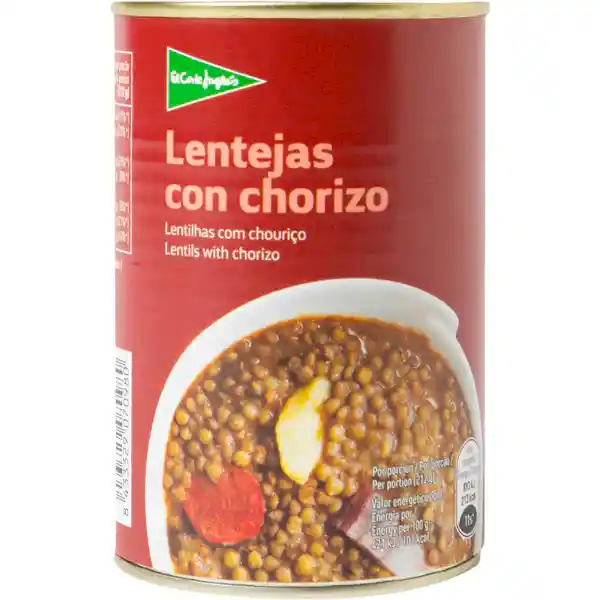 El Corte Inglés Lentejas Con Chorizo