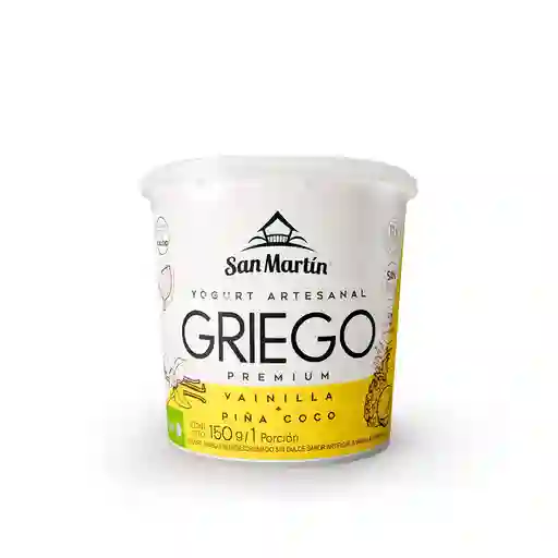 San Martin Yogurt Griego Artesanal Piña Coco