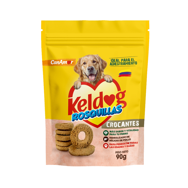 Can Amor Snack para Perro Rosquillas Crocantes Crick Can 90 g