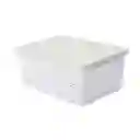 Caja Calada Tejido Con Tapa Bicolor