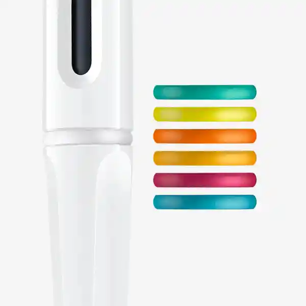 Lamy Estilógrafo Safari Blanco Anillo Multicolor