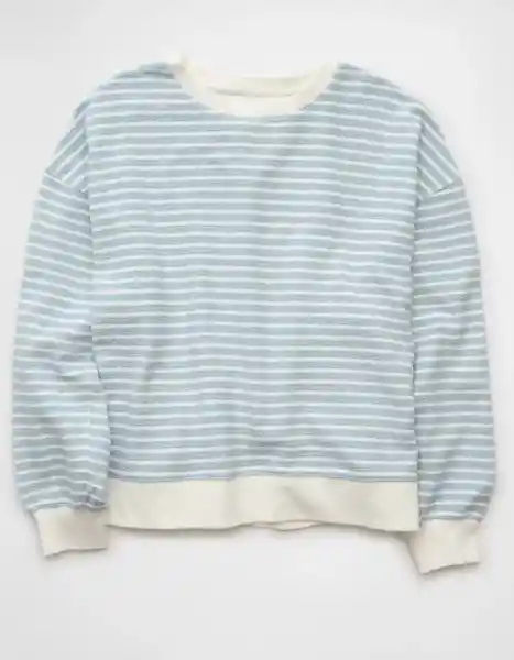 Buzo Mujer Azul Talla: SMALL 2564400 American Eagle