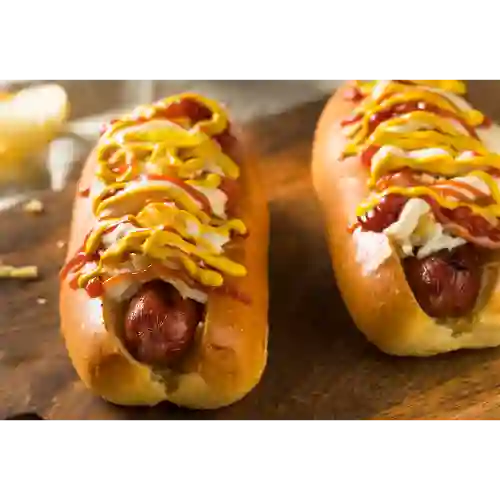 2 Perros Calientes + 2 Tutifruti 250 ml