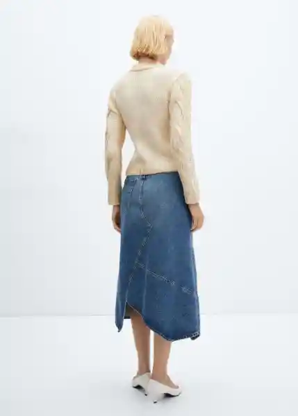 Jersey Dora Oro Talla S Mujer Mango
