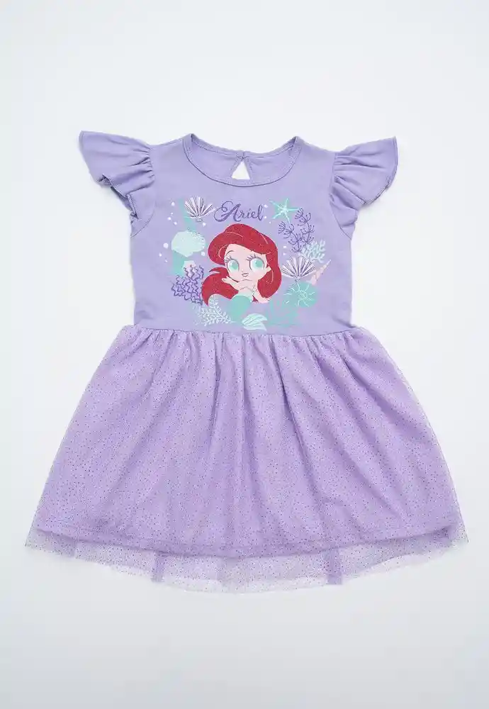 Vestido Manga Corta 2t-lila