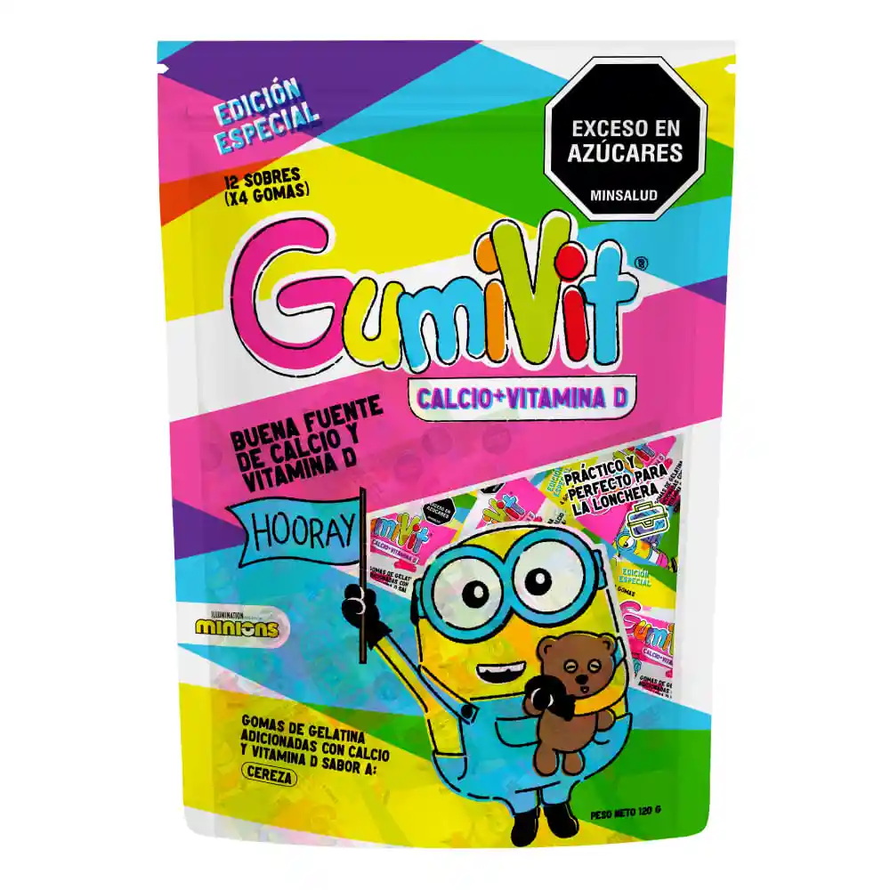 Gumivit Calcio + Vitamina C Gomas Minions X