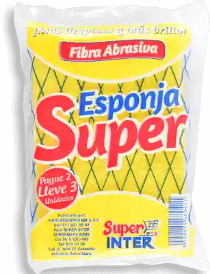 Super Inter Esponja Fibra Abrasiva