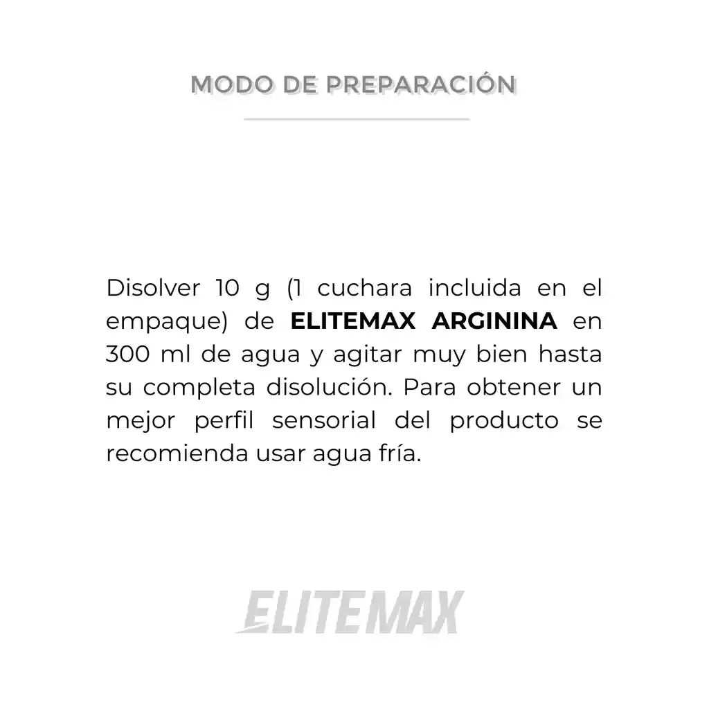 Elite Max Alimento en Polvo Argimax