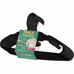 Rimax Gancho Para Ropa Negro Recto