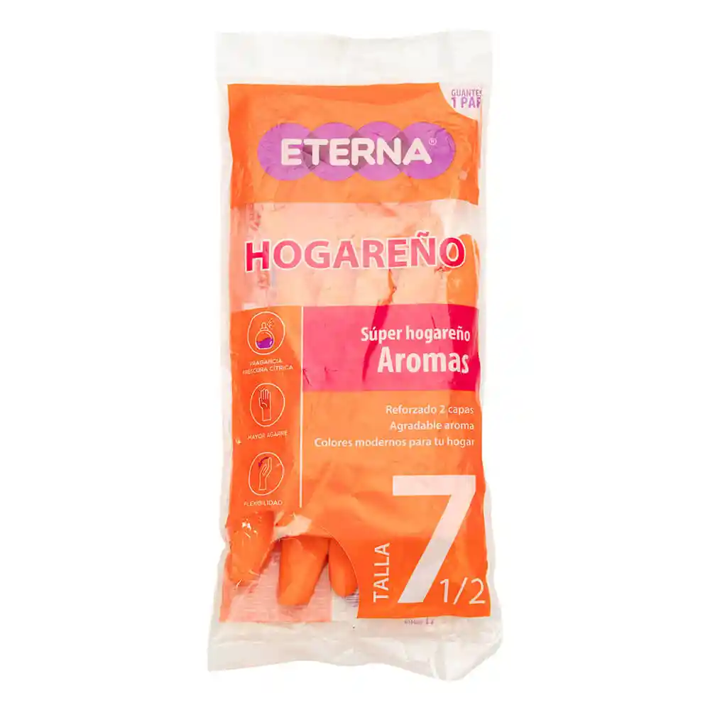 Eterna Guantes Hogareños Aromas Talla 7.5