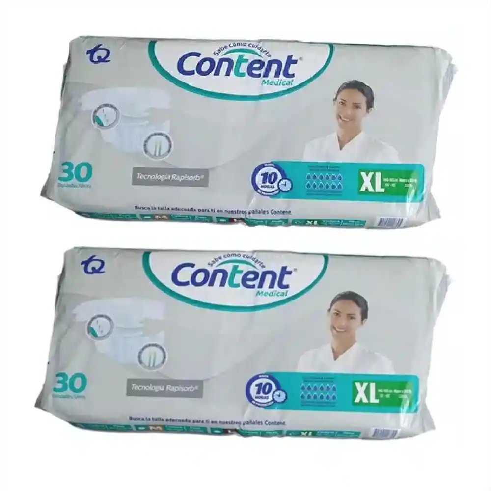 Pañal Content Medical Xl X60