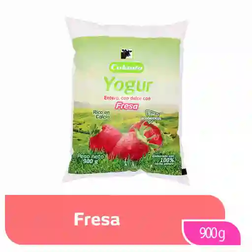 Colanta Yogur Entero Dulce de Fresa  