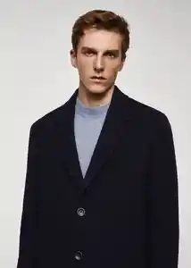 Abrigo Haki Navy Talla XS Hombre Mango