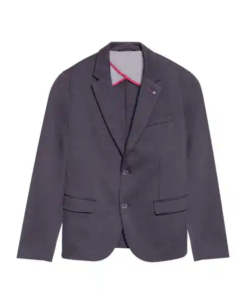 Blazer Continuativo Masculino Gris Fierro Oscuro T L Chevignon