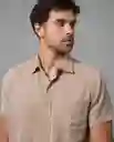 Camisa Hombre Beige Talla L 119G007_BEI161315 Rifle