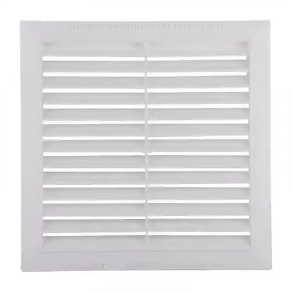 Silplas Rejilla Ventilación Gas Tipo Persiana Blanco 30 x 30 cm