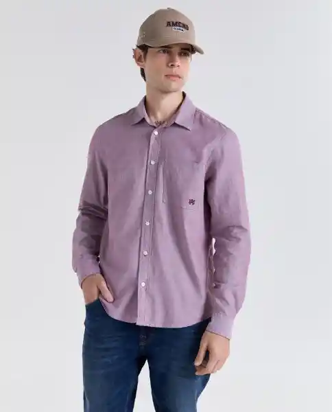 Camisa Hombre Rojo Talla S 819G502_ROJ191724 Americanino