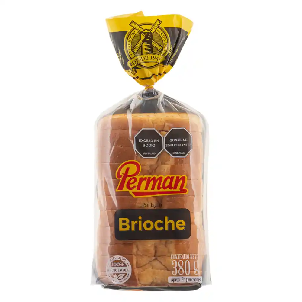Perman Pan Tajado Brioche