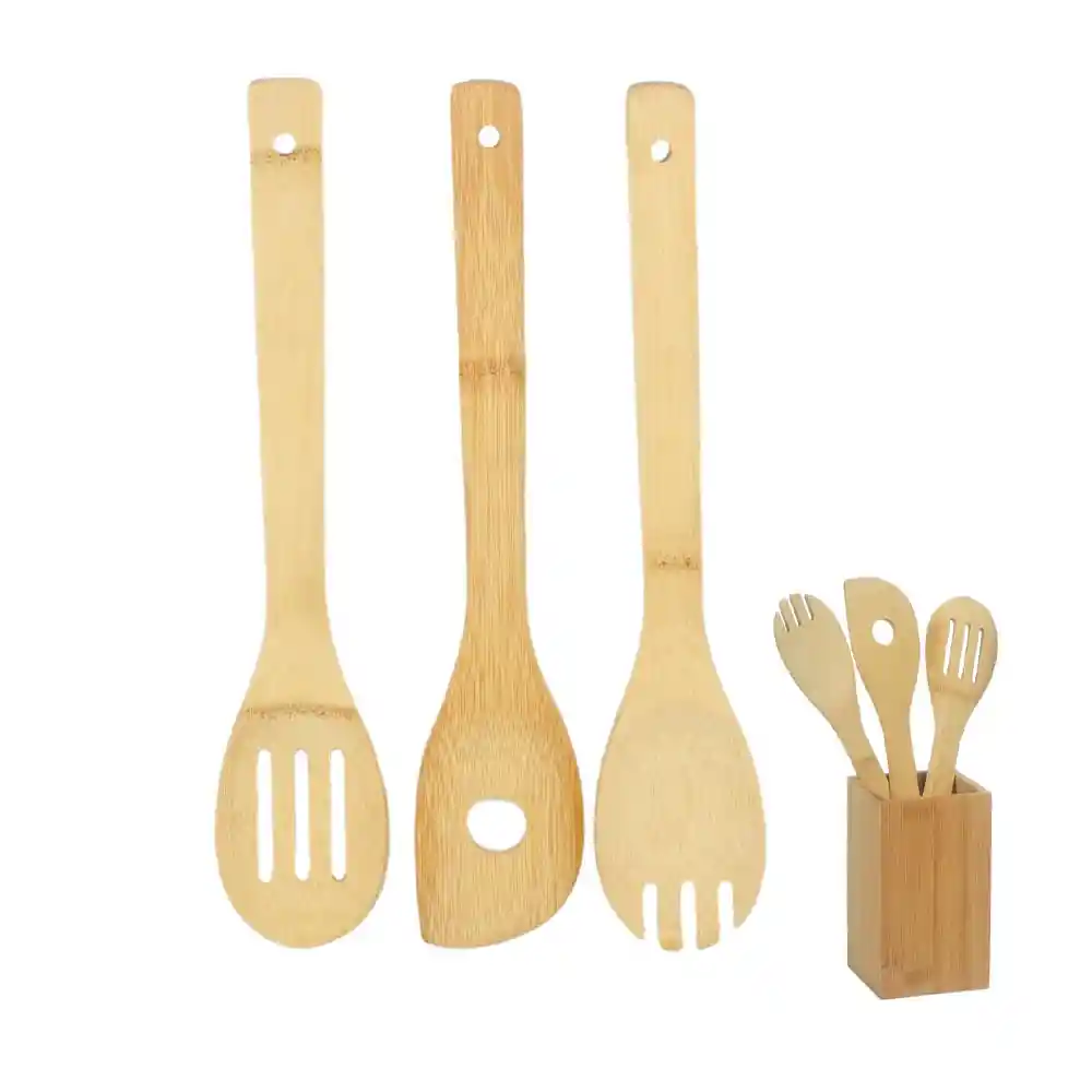 Set 3 Utensilios de Acacia Ristras