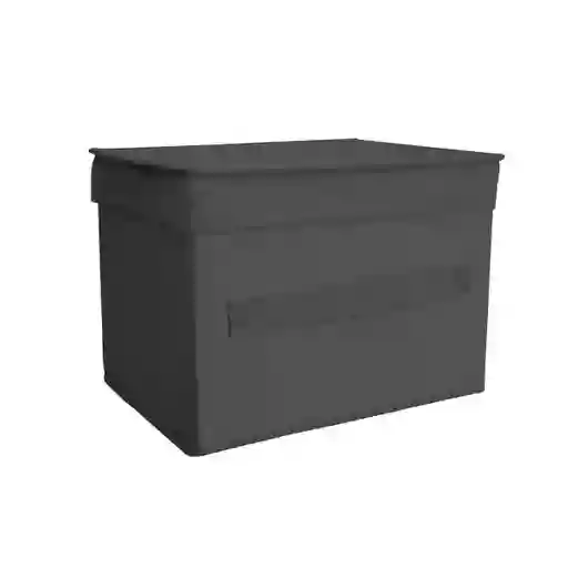 Finlandek Caja Decorativa Tapa Negra Basic 28 x 20 x 19 5763