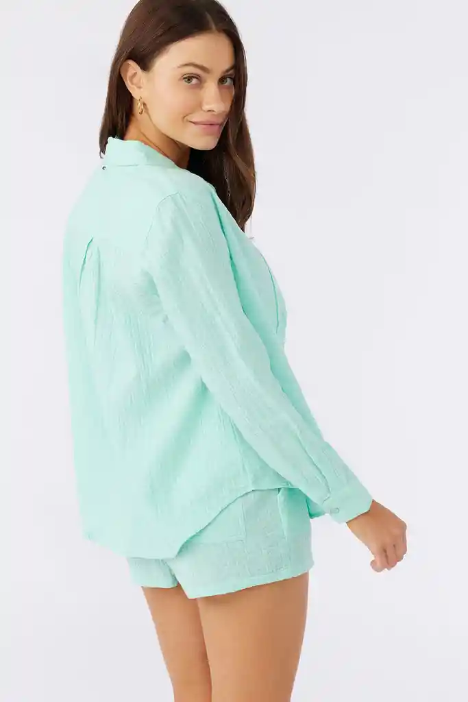 Camisa Manga Larga Leni Mujer
