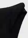 Top Riga Negro Talla M Mujer Mango