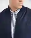 Chaqueta Bomber Azul Medianoche Ultra Oscuro Talla L Chevignon