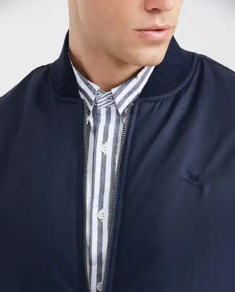 Chaqueta Bomber Azul Medianoche Ultra Oscuro Talla L Chevignon
