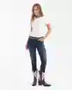 Jean Rusty Femenino Azul Clásico Oscuro Talla 5 Chevignon