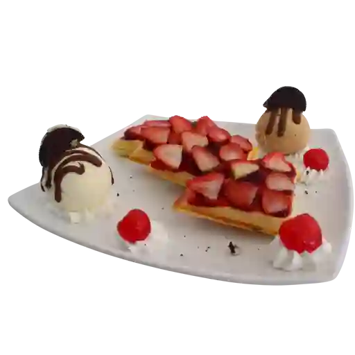 Waffle frutos rojos