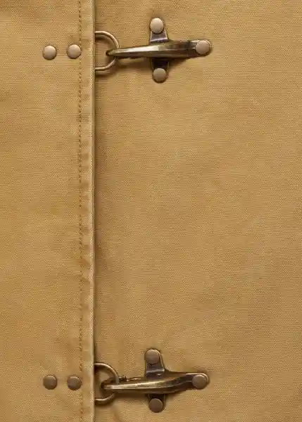 Abrigo Parka Fire Camel Talla M Mujer Mango