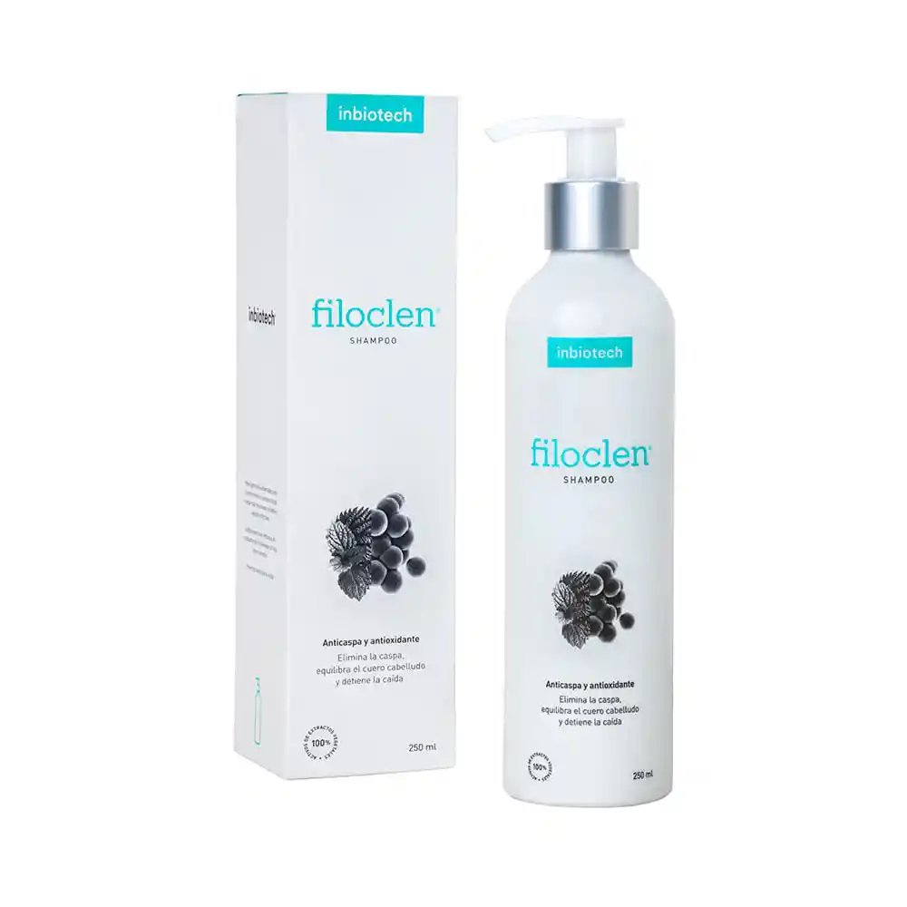 Filoclen Shampoo Anticaspa y Antioxidante
