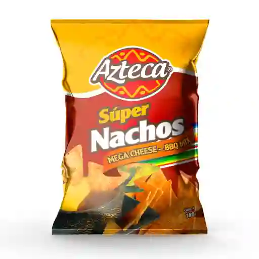 Azteca Super Nachos Pasabocas Queso y BBQ