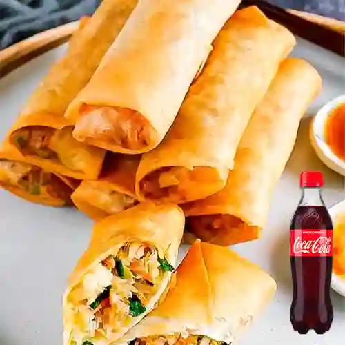 Combo Rollito Primavera +Cocacola Orig 400ml