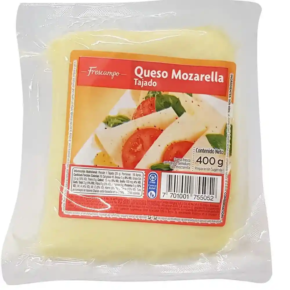 Frescampo Queso Mozzarella Tajado