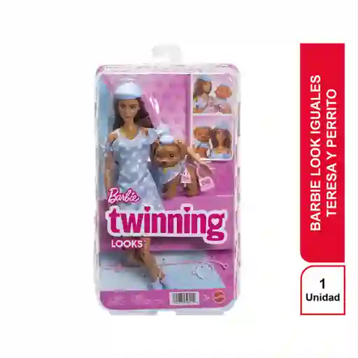 Barbie Mueca Looks Iguales Teresa y Perrito