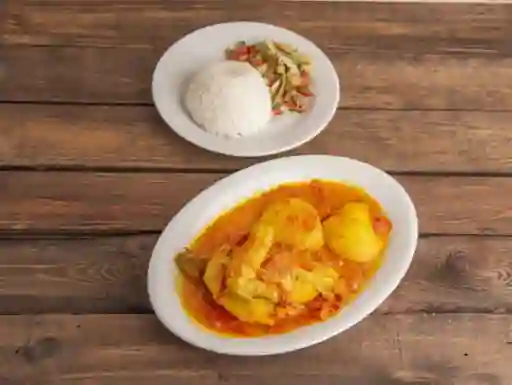 1/4 de Pollo a la Criolla
