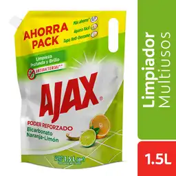 Ajax Limpia Pisos Bicarbonato Naranja 1.5L