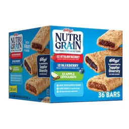 Kelloggs Barras Integrales y Fruta Real Nutri Grain