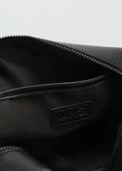 Bolso Toiletxs Negro Talla 99 Hombre Mango