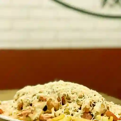 Salchipapa Mixta
