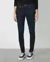 Jean H. Rise Cosmo Skinny Oscuro Femenino Azul Dark 8 Chevignon