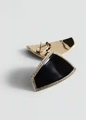 Pendientes Ophelia Negro Talla 99 Mujer Mango