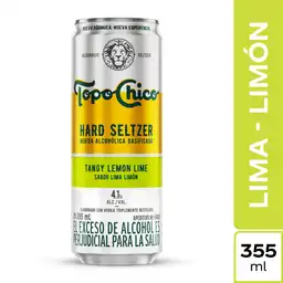 Hard Seltzer TopoChico Sabor Lima Limón 355ml