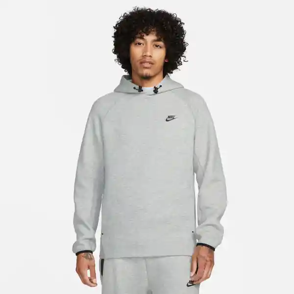 Nike Chaqueta Tch Flc Po Para Hombre Gris Talla M