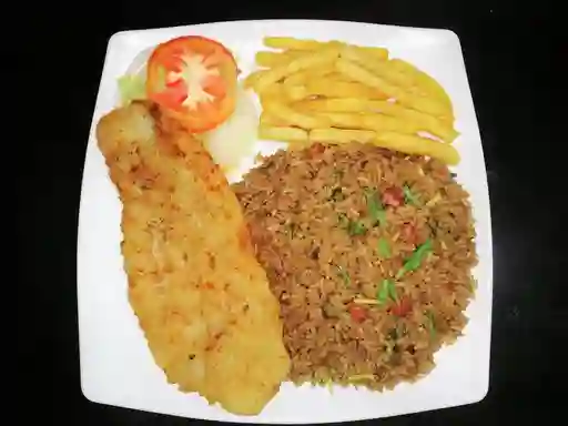 Corriente con Filete de Pescado