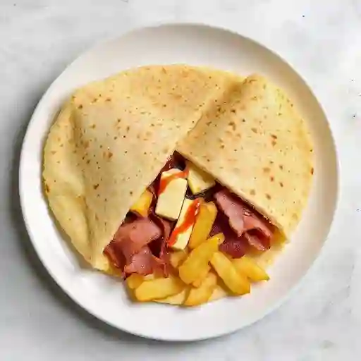 Arepa de jamón